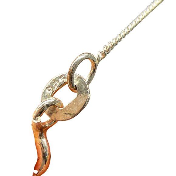 Ethiopian Opal Cross Pendant Necklace Sterling Silver 19 1/2" Chain - Picture 8 of 11